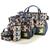 颜色: gray, Global Bazaar | 5PCS Baby Nappy Diaper Bags Set with Changing Pad