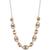 color Gold, Givenchy | Silver-Tone Crystal Oval Frontal Necklace, 16" + 3" extender