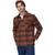Patagonia | Insulated Organic Cotton Fjord Flannel Shirt - Men's, 颜色Ice Caps/Burl Red