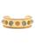 颜色: Gold/Ocean Jade, Capucine De Wulf | Berry & Jade Cuff Bracelet in 18K Gold Plated