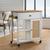 商品第2个颜色white, Hulala Home | Thessaly 31.5" Wide Rolling Kitchen Cart