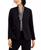 颜色: Black, Bar III | Women's Collarless Open-Front Blazer, Created for Macy's