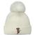 商品Karl Lagerfeld Paris | Women's Apres Ski Faux Fur Pom Beanie Hat颜色Ivory