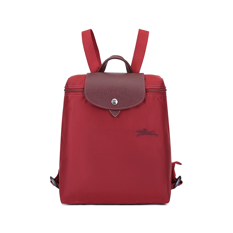color 红色L1699 919 P59, Longchamp | 珑骧双肩包Le Pliage Green系列环保女包双肩背包L1699 919（香港仓发货）