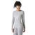 SmartWool | Women's Intraknit Thermal Merino Base Layer Crew, 颜色Light Grey Heather / White