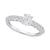 商品第3个颜色White Gold, Macy's | Diamond Oval Engagement Ring (1 ct. t.w.) in 14k Gold