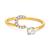 商品第3个颜色C, Giani Bernini | Cubic Zirconia Initial Wrap Ring in 18k Gold-Plated Sterling Silver, Created for Macy's