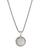 颜色: N/Silver, David Yurman | Sterling Silver Cable Collectibles Initial Charm Necklace with Diamonds, 18"
