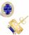 颜色: Gold, Macy's | Tanzanite (2-1/2 Ct. t.w.) and Diamond (3/8 Ct. t.w.) Halo Stud Earrings