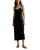 颜色: Black, Ralph Lauren | Lauren Ralph Lauren Satin Midi Slip Dress