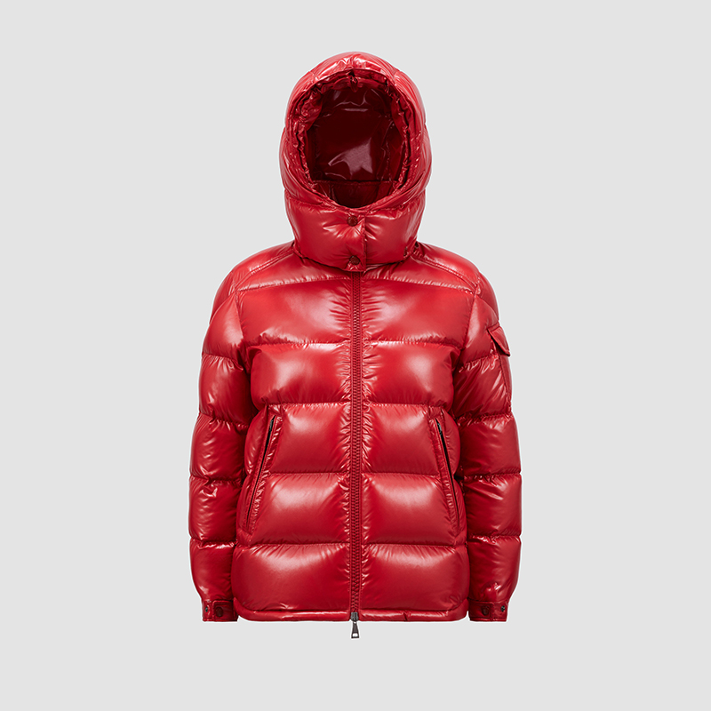 颜色: 宝石红, Moncler | 蒙口 MAIRE系列女士灰白色短款羽绒服 J20931A0014268950032（三色可选）