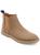 color Tan, Vance Co. | Marshon Vegan Chelsea Boots