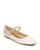 商品Badgley Mischka | Women's Tevin Embellished Ballet Flats颜色Ivory Satin