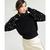 商品Charter Club | Cashmere Imitation-Pearl Embellished Mock-Neck Sweater, Created for Macy's颜色Classic Black