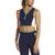 商品Reebok | Women's Cropped Colorblocked V-Neck Tank Top颜色Vector Navy