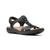 Clarks | Laurieann Kay T-strap Slingback Sandals, 颜色Black Leather