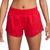 颜色: University Red, NIKE | Nike Women's One Dri-FIT Mid-Rise 3" Brief-Lined Shorts