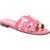 颜色: Rose Croc Prnt Leather, Sam Edelman | Sam Edelman Womens Bay Cut-Out Slip On Slide Sandals