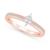 商品第1个颜色Rose Gold, Macy's | Diamond Marquise Engagement Ring (1/2 ct. t.w.) in 14k Gold