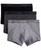 颜色: Black/heather Grey/charcoal Heather, 2(x)ist | Men's Essential No-Show Trunks 3-Pack