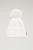 商品Woolrich | Wool Beanie with Cashmere Pom-Pom颜色Milky Cream