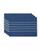 颜色: Navy Off-White, Design Imports | Stripe Tassel Placemat Set of 4