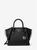 商品Michael Kors | Avril Small Leather Top-Zip Satchel颜色BLACK