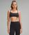 颜色: Houndstooth Haze Emboss Black Multi, Lululemon | Wunder Train Strappy Racer Bra *Light Support, A/B Cup