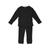商品第1个颜色Black, Pouf | Unisex Waffle Knit Shirt and Pants Set, Toddler To Child