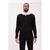 color Black, RON TOMSON | Men's Modern Lightweight Knit Shacket Sweater