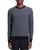 Theory | Maden Contrast Trim Crewneck Sweater, 颜色Medium Gray/Pestle Melange