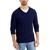 Club Room | Men's Drop-Needle V-Neck Cotton Sweater, Created for Macy's, 颜色Navy Blue