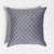 颜色: Dark Grey, in homeware | ïn home Diamond Quilted Velvet Cushion - Blue