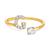 商品第7个颜色G, Giani Bernini | Cubic Zirconia Initial Wrap Ring in 18k Gold-Plated Sterling Silver, Created for Macy's