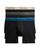 商品第7个颜色Black with Blue Shadow/Distorted Blue/Green Waistband, Calvin Klein | Microfiber Stretch Wicking Boxer Briefs, Pack of 3