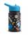 颜色: Black, JoyJolt | Kids Stainless Steel Water Bottle with Straw Lid, 12oz