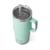 颜色: Seafoam, YETI | YETI Rambler 25 oz Tumbler with Handle and Straw Lid, Travel Mug Water Tumbler, Vacuum Insulated Cup with Handle, Stainless Steel, Power Pink