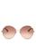 color Gold/Pink, Chloé | Women's Round Sunglasses, 60mm