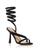 color Black Fine Glitter, Stuart Weitzman | Women's Beatrix High Heel Wrap Sandals - 100% Exclusive