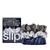 颜色: Navy, Charcoal, Silver, Slip | Pure Silk 3-Pack Large Scrunchies