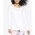 color White, Felina | Women's Textured Slub Knit Tee