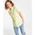 商品Tommy Hilfiger | Women's Cotton Plaid Pocket Camp Shirt颜色Hideaway Plaid- Doublecloth- Bright Chartreuse Multi