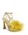 Sam Edelman | Women's Layton Embellished Pom Pom Ankle Strap High Heel Sandals, 颜色Dark Pear