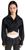 color Black, Alexander Wang | alexanderwang.t 前交叠短款衬衣