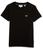 Lacoste | Short Sleeve Crew Neck Classic Cotton T-Shirt (Big Kids), 颜色Black
