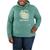 Carhartt | Carhartt Women's Rain Defender Relaxed Fit Midweight C Logo Graphic Sweatshirt, 颜色Slate Green Heather