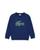 Lacoste | Boys' Cotton Crewneck Graphic Sweatshirt - Little Kid, Big Kid, 颜色Navy