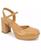 颜色: Camel Patent- Polyurethane, Kenneth Cole | Women's Indya Block Heel Pumps