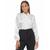 商品Calvin Klein | Women's Long Sleeve Faux Wrap Blouse颜色White