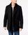 颜色: Black, Kenneth Cole | Men's Double Breasted Wool Blend Peacoat with Bib